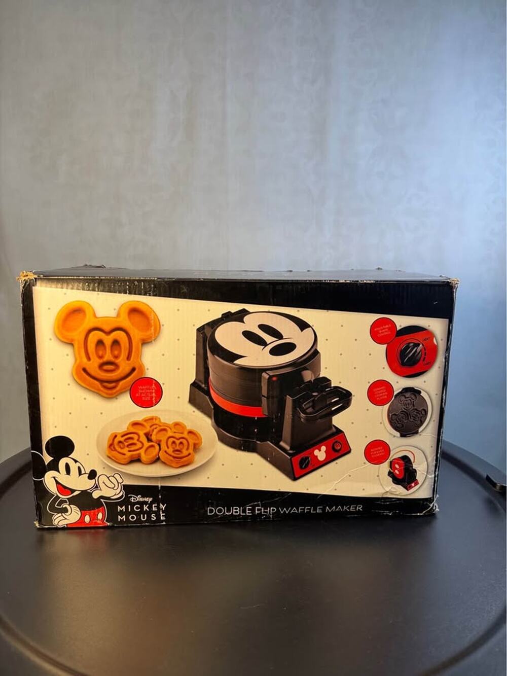 NIB 🎉Disney Mickey Mouse Double Flip Waffle Maker